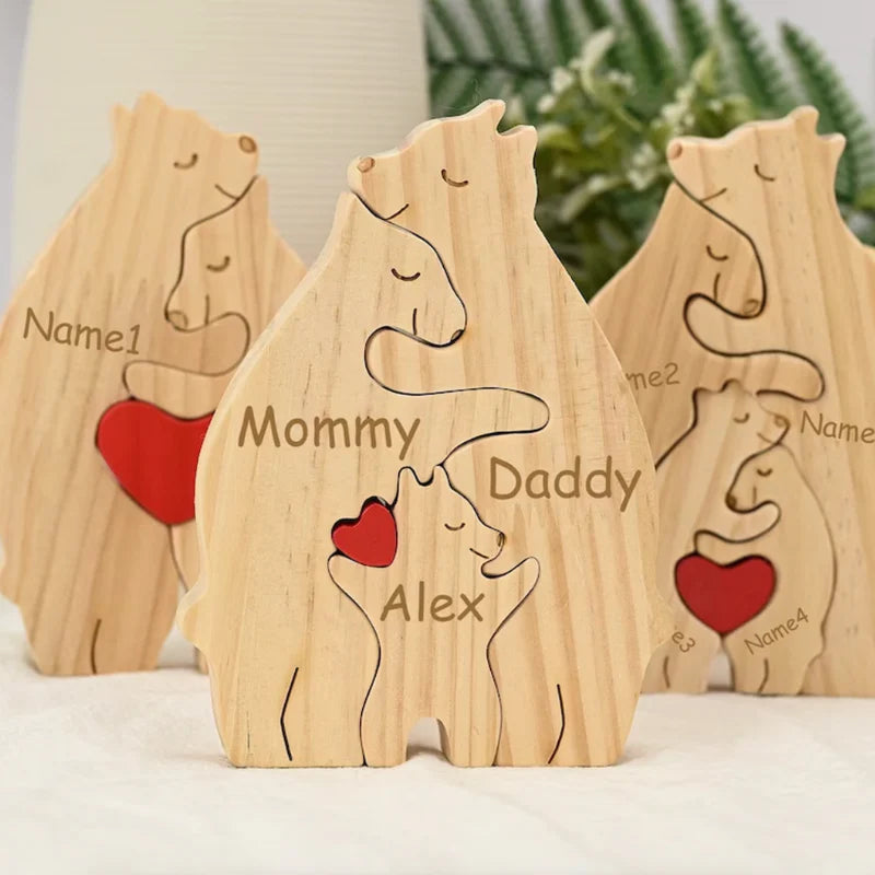 Wooden Family Puzzle