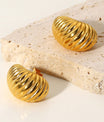 Shell Shore Spiral Stud Earrings