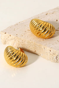 Shell Shore Spiral Stud Earrings