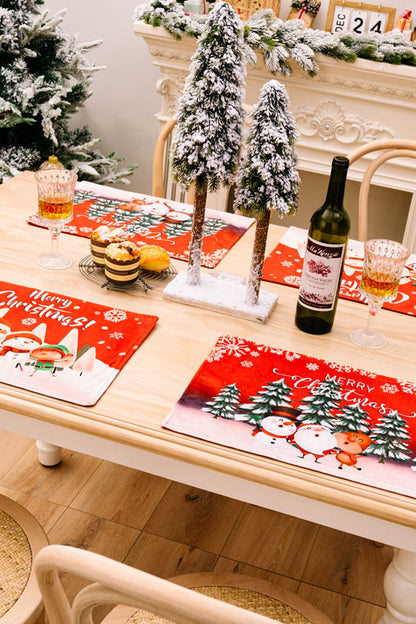 4-Pack Christmas Placemats