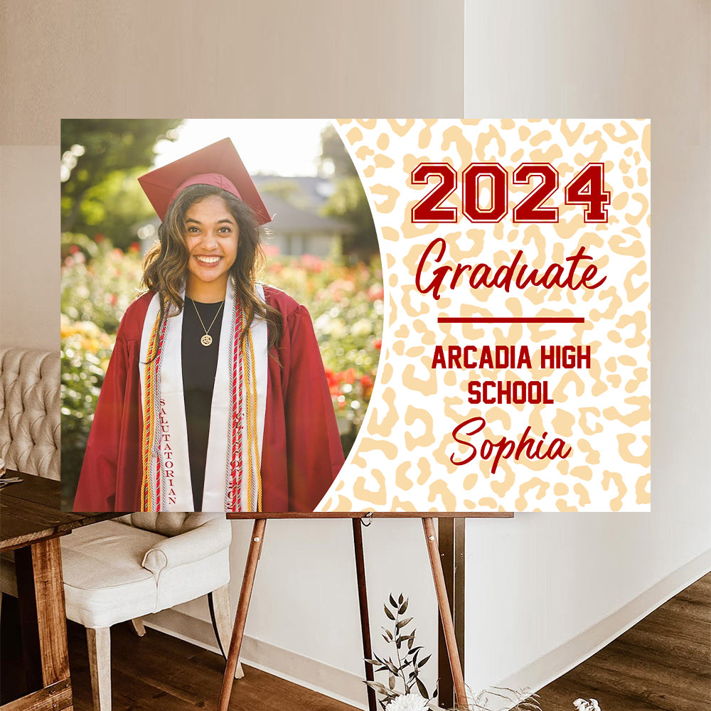 Class Of 2025 Graduate, Graduation Gift - Personalized Graduation Lawn Sign With Stake