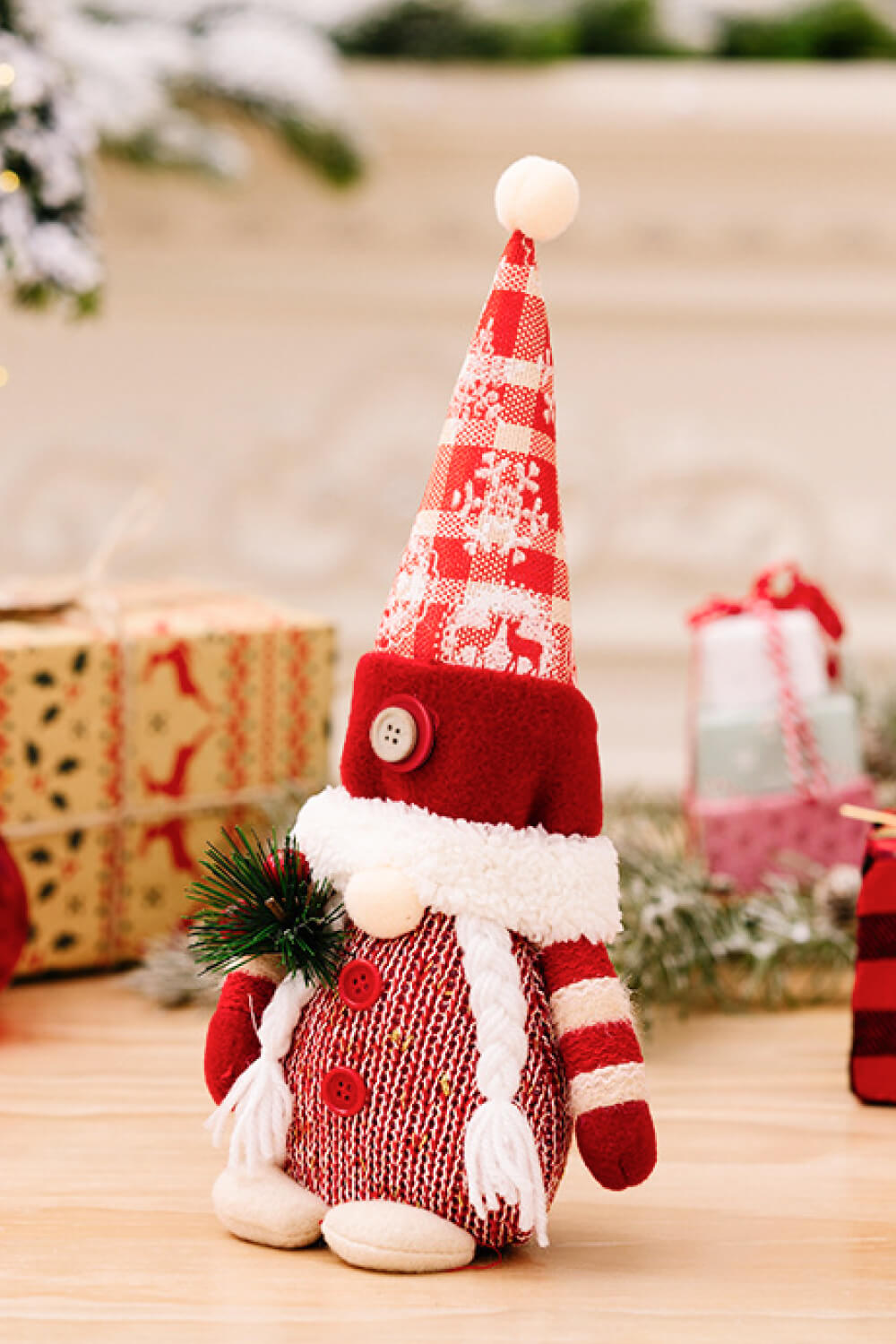 2-Pack Christmas Pointed Hat Gnomes