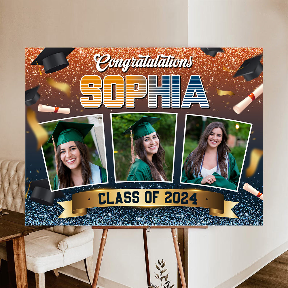 Custom 2025 Graduation Graduate, Graduation Gift - Personalized Graduation Lawn Sign With Stake