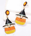 Witch's Hat Shape Synthetic Pearl Dangle Earrings