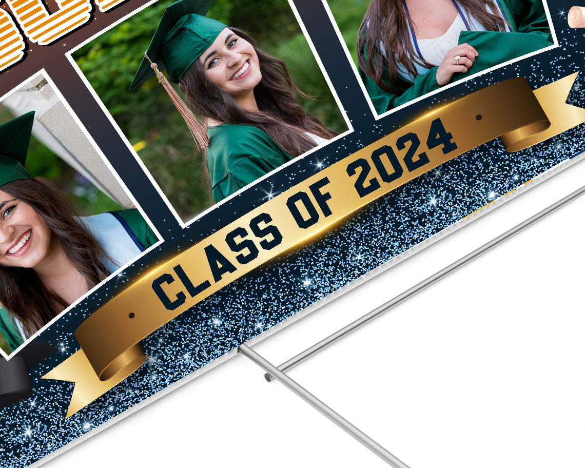 Custom 2025 Graduation Graduate, Graduation Gift - Personalized Graduation Lawn Sign With Stake