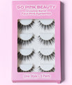 SO PINK BEAUTY Faux Mink Eyelashes 5 Pairs