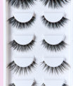 SO PINK BEAUTY Faux Mink Eyelashes Variety Pack 5 Pairs