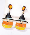 Witch's Hat Shape Synthetic Pearl Dangle Earrings