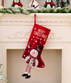 Printed Christmas Stocking Hanging Widget