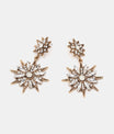 Zinc Alloy Star Shape Dangle Earrings