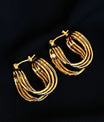 U-Shaped Hoop Earrings