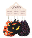 Teardrop Shape Halloween Theme Dangle Earrings