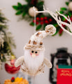 Santa Snowman Reindeer Hanging Ornament