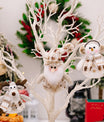 Santa Snowman Reindeer Hanging Ornament