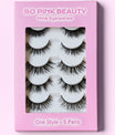 SO PINK BEAUTY Mink Eyelashes 5 Pairs