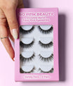 SO PINK BEAUTY Faux Mink Eyelashes Variety Pack 5 Pairs