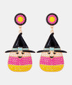 Witch's Hat Shape Synthetic Pearl Dangle Earrings