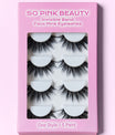 SO PINK BEAUTY Faux Mink Eyelashes 5 Pairs