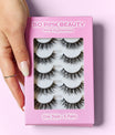 SO PINK BEAUTY Mink Eyelashes 5 Pairs