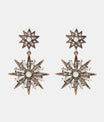 Zinc Alloy Star Shape Dangle Earrings