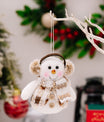 Santa Snowman Reindeer Hanging Ornament