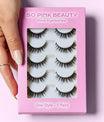 SO PINK BEAUTY Mink Eyelashes 5 Pairs