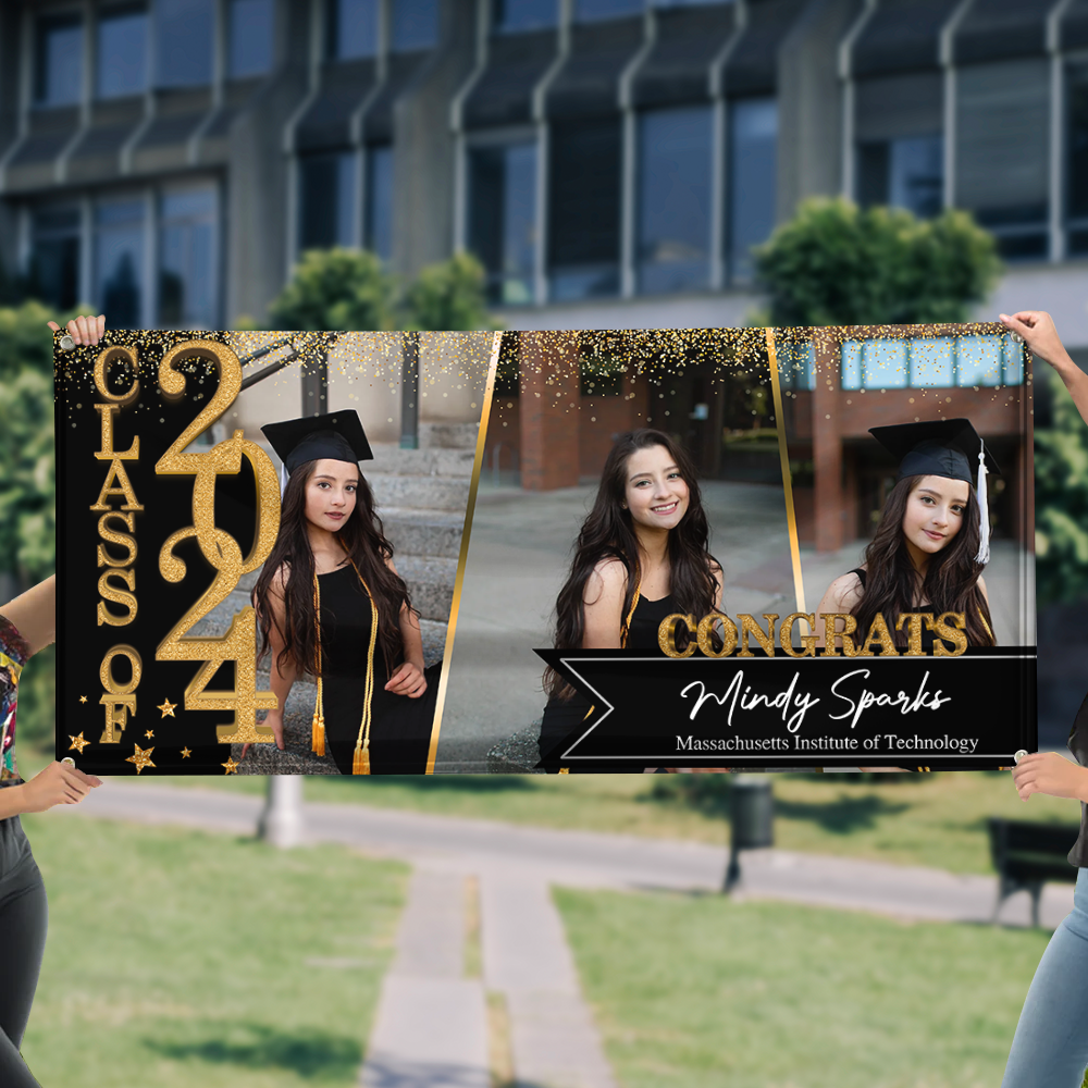 Congratulations Class Of 2025 - Graduation Banner - Unique Graduation Gift - Door Banner