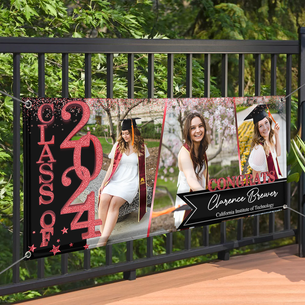 Congratulations Class Of 2025 - Graduation Banner - Unique Graduation Gift - Door Banner