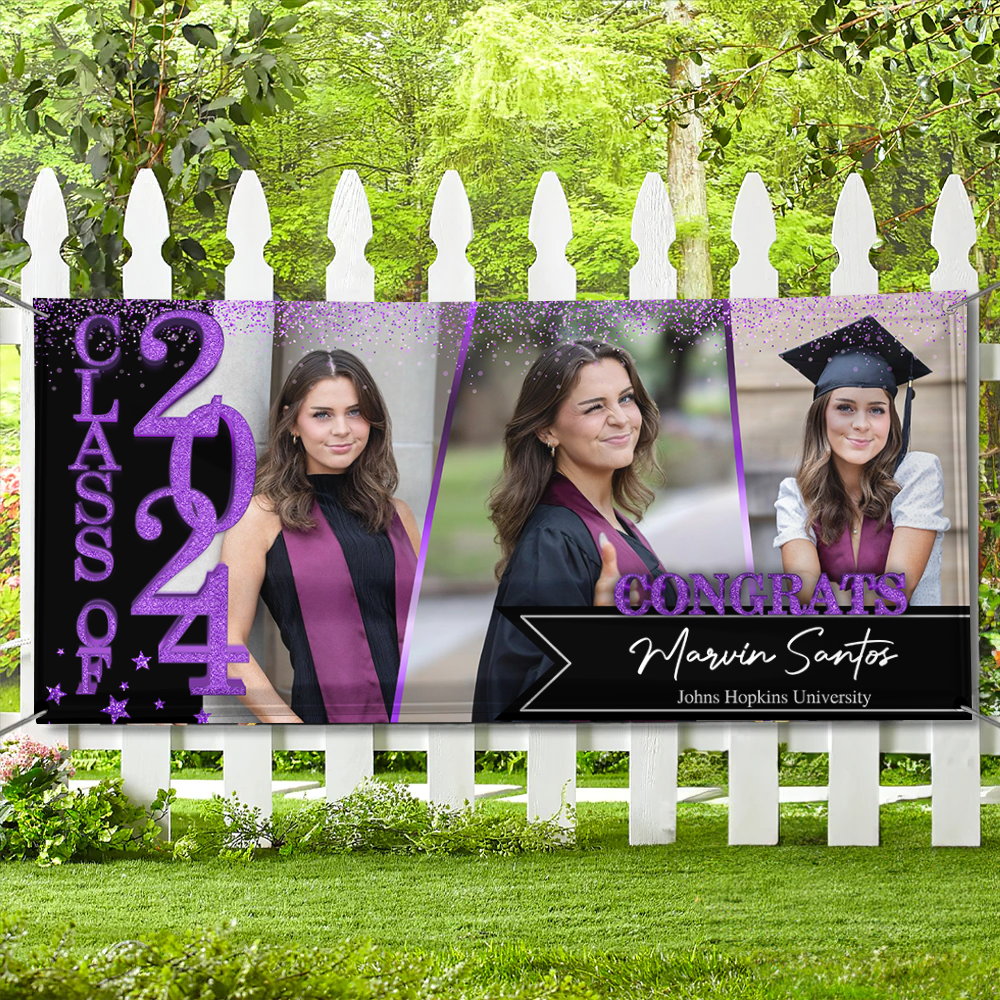 Congratulations Class Of 2025 - Graduation Banner - Unique Graduation Gift - Door Banner