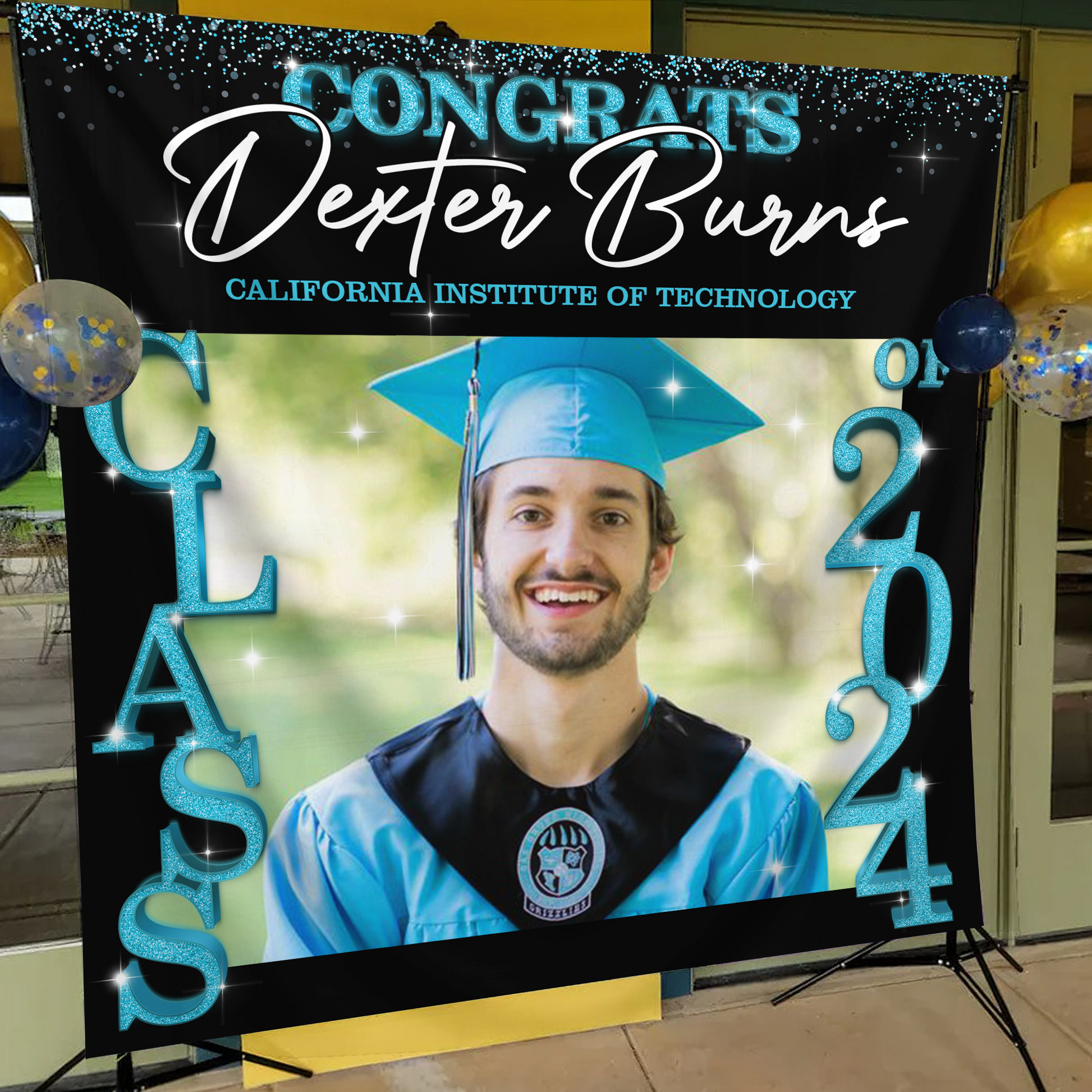 Class of 2025 Custom Graduation Party Backdrop - Personalized Custom Graduation Backdrop