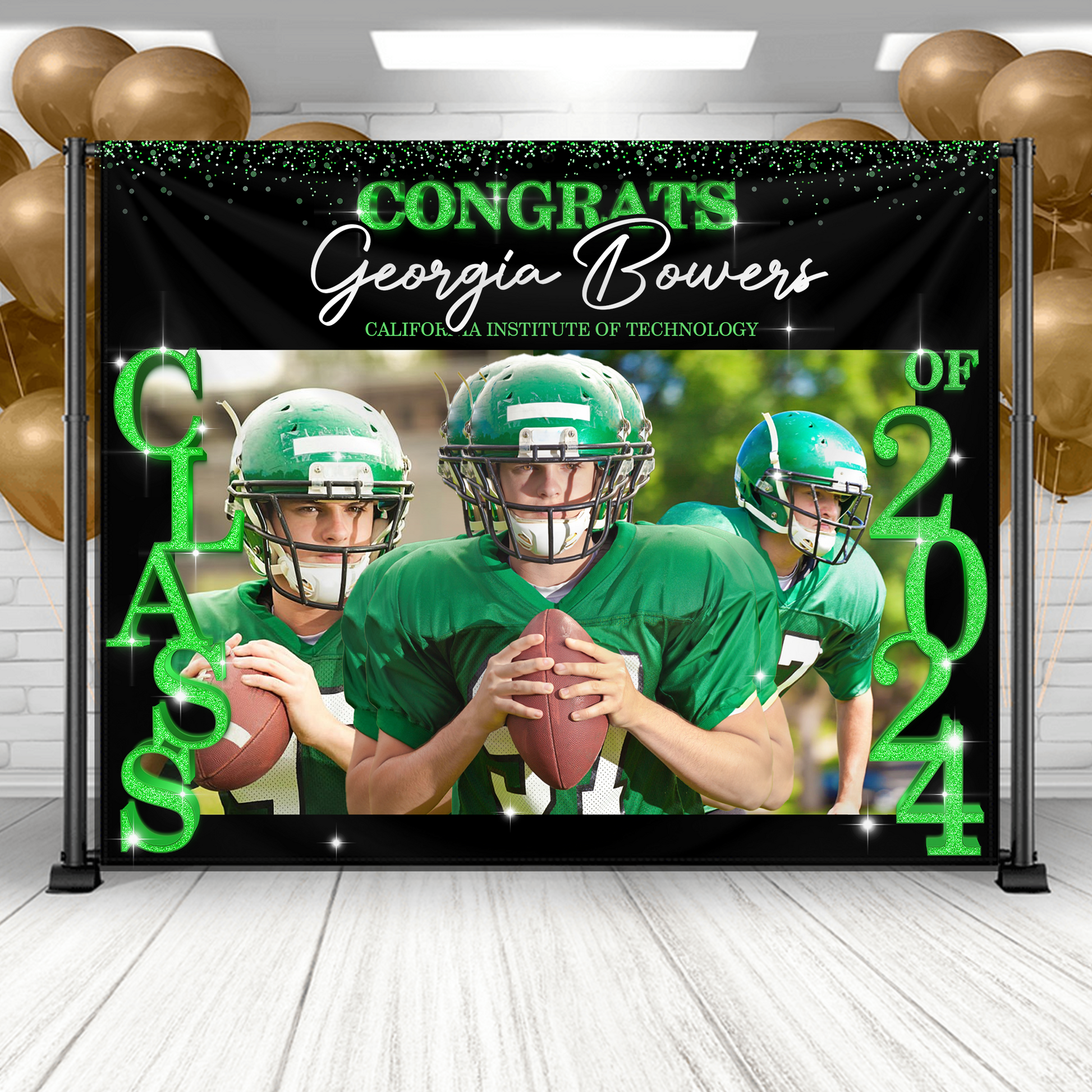 Class of 2025 Custom Graduation Party Backdrop - Personalized Custom Graduation Backdrop